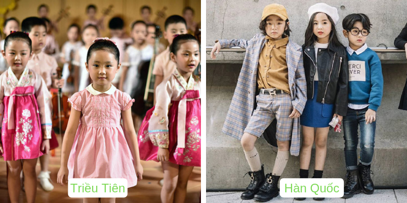 Những bức ảnh cho thấy sự khác biệt giữa Triều Tiên và Hàn Quốc